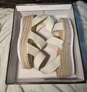 Women's White Espadrille Sandals